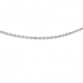 9ct white gold 16 inch belcher Chain